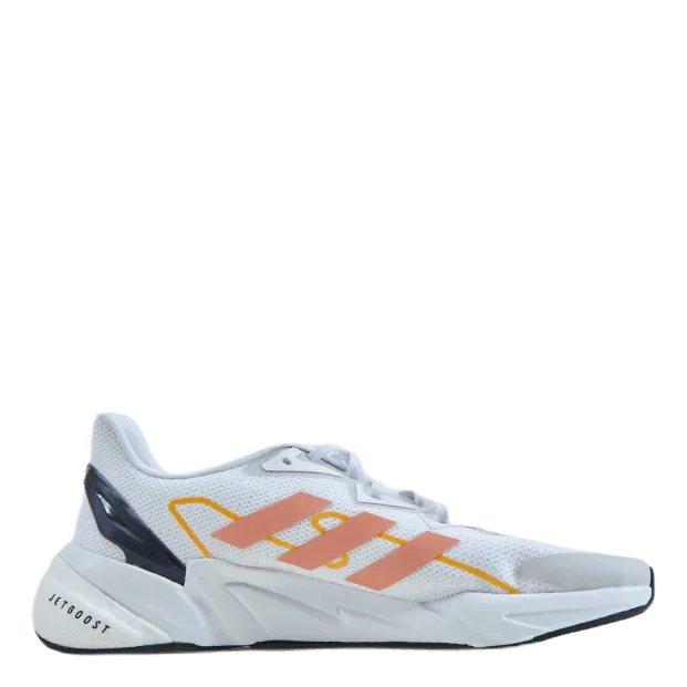 Adidas X9000L2 Shoes Cloud White / Ambient Blush / Acid Orange