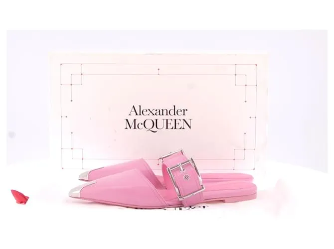 ALEXANDER MCQUEEN Sandalias T.EU 36 Cuero Rosa 