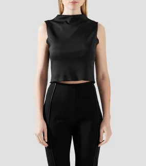 BCBG New York Blusa lisa sin mangas Mujer