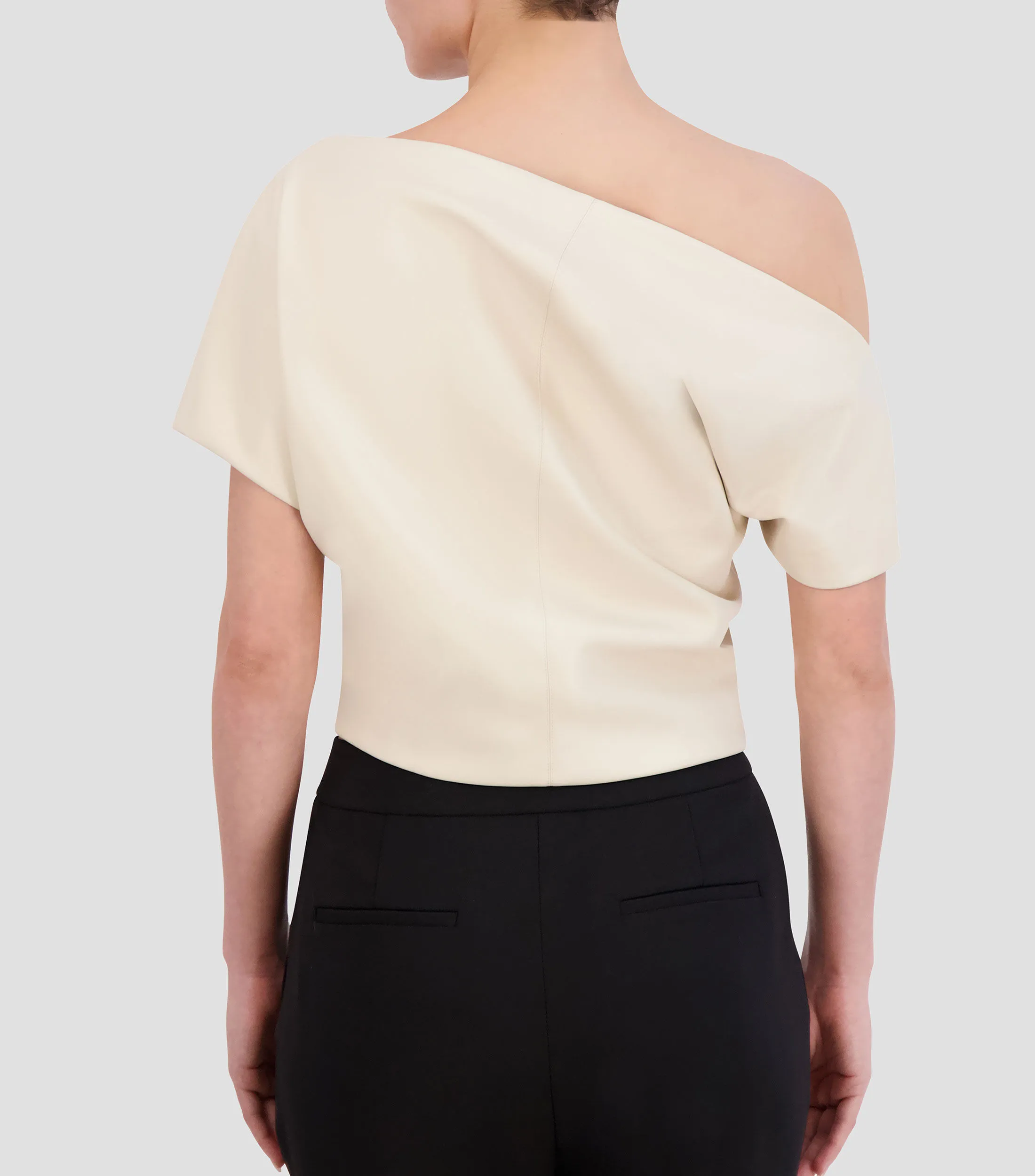 BCBGMAXAZRIA Blusa Manga Corta Mujer