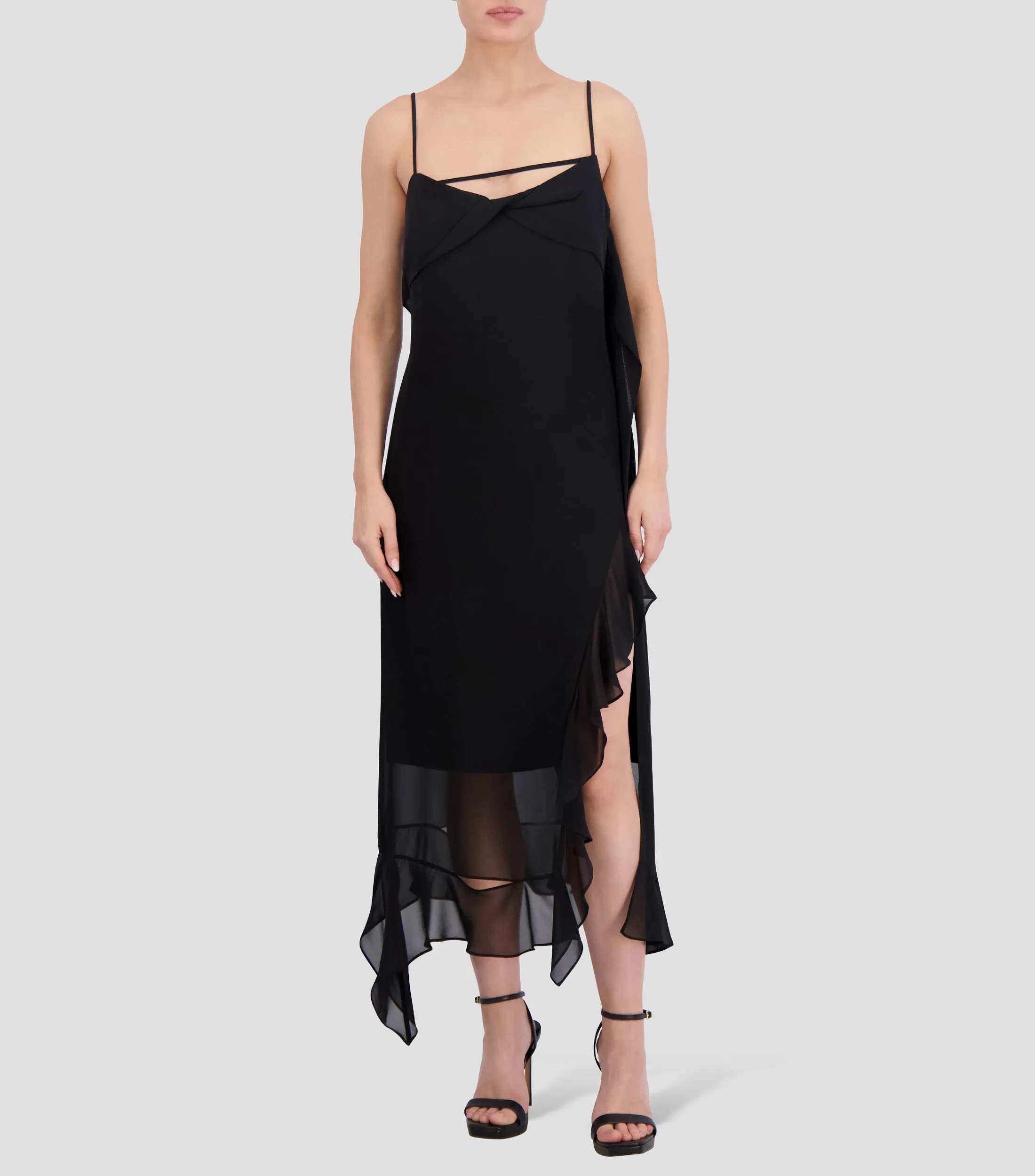 BCBGMAXAZRIA Vestido Corto liso Mujer