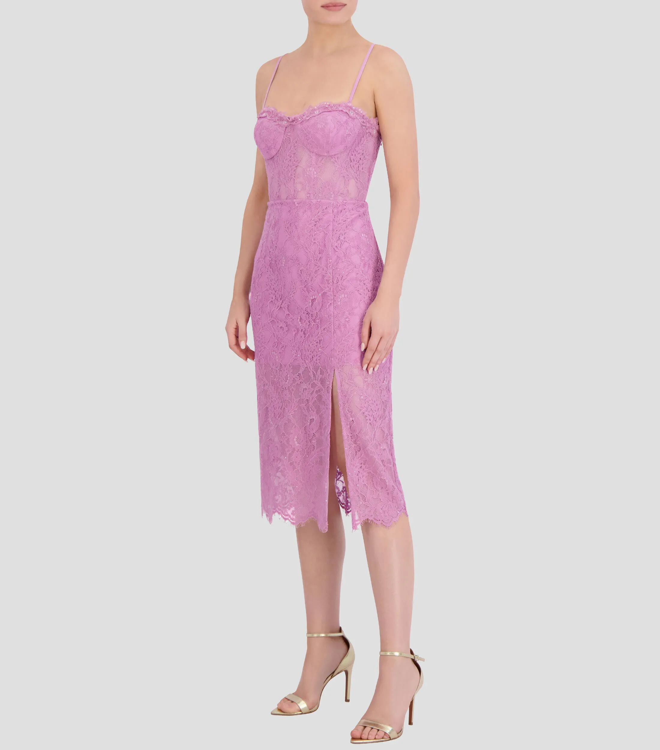 BCBGMAXAZRIA Vestido Midi Mujer