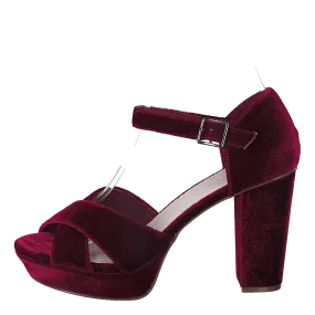 Bianco zapatos Clean Basic Sandal JFM17 Wine Red