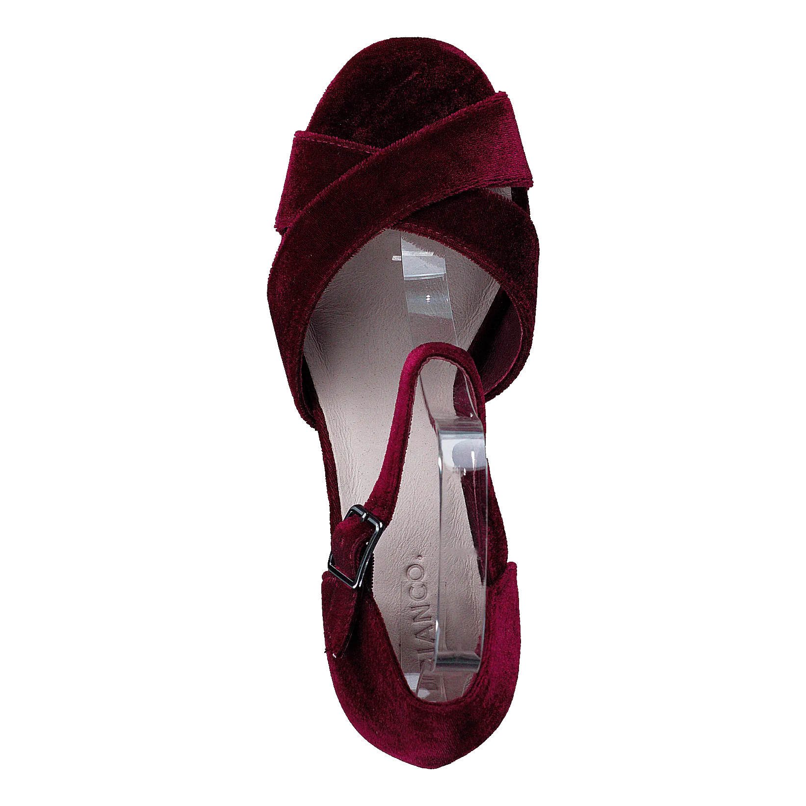 Bianco zapatos Clean Basic Sandal JFM17 Wine Red