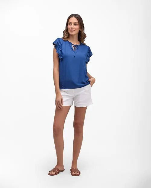 Blusa Mujer Lux Azul Marino