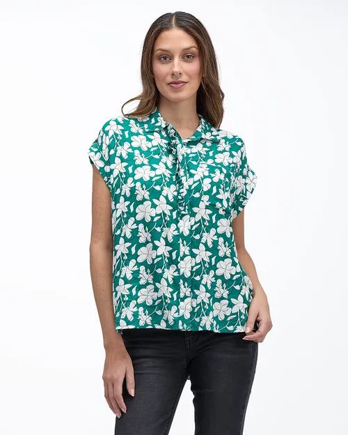 Blusa Mujer Natzuki Print Verde Cali