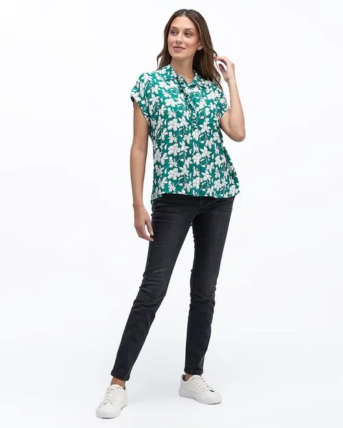 Blusa Mujer Natzuki Print Verde Cali