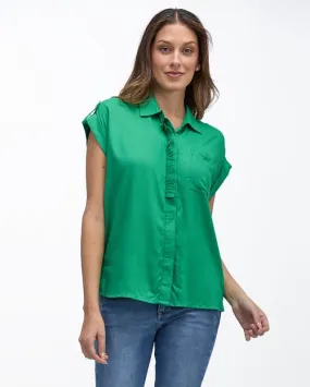 Blusa Mujer Natzuki Solid Verde Perico