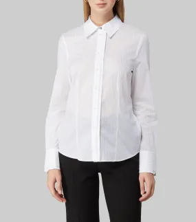 Boss Camisa de rayas manga larga Mujer