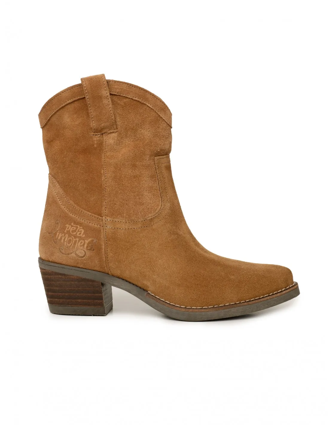 Botas Camperas Bajas Piel Camel PERA LIMONERA