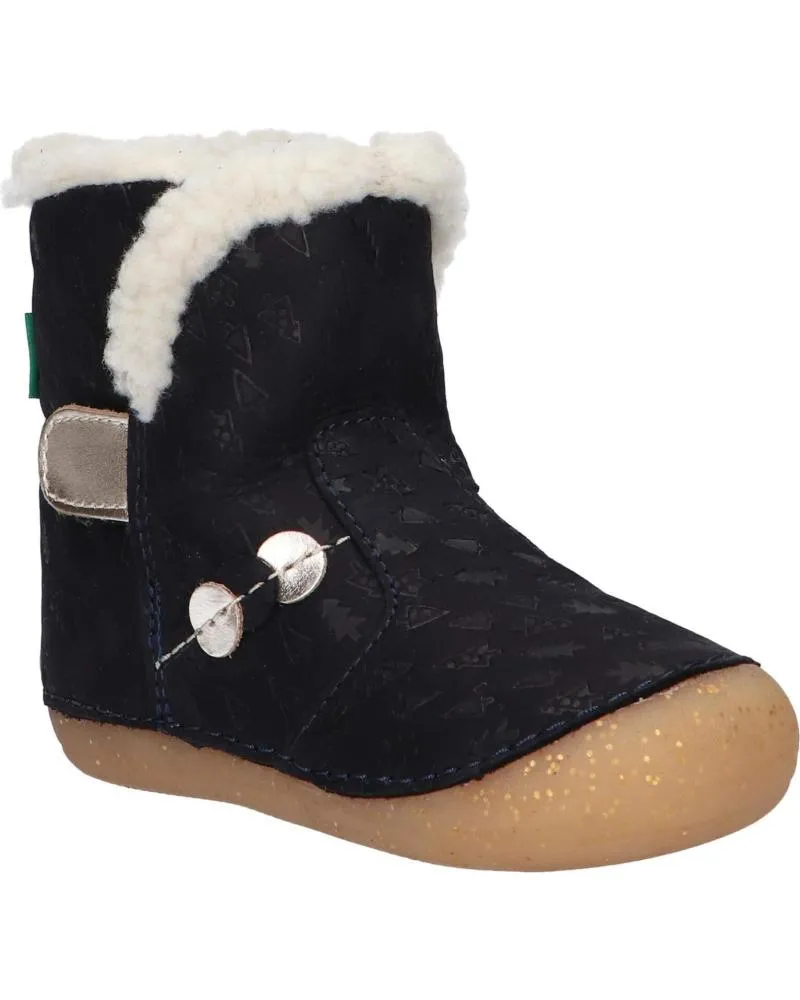 Botas de Niña KICKERS 909740-10 SO WINDY 102 MARINE OR FANTA