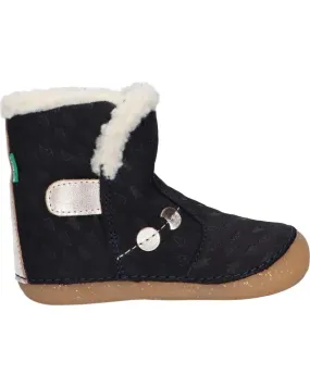 Botas de Niña KICKERS 909740-10 SO WINDY 102 MARINE OR FANTA