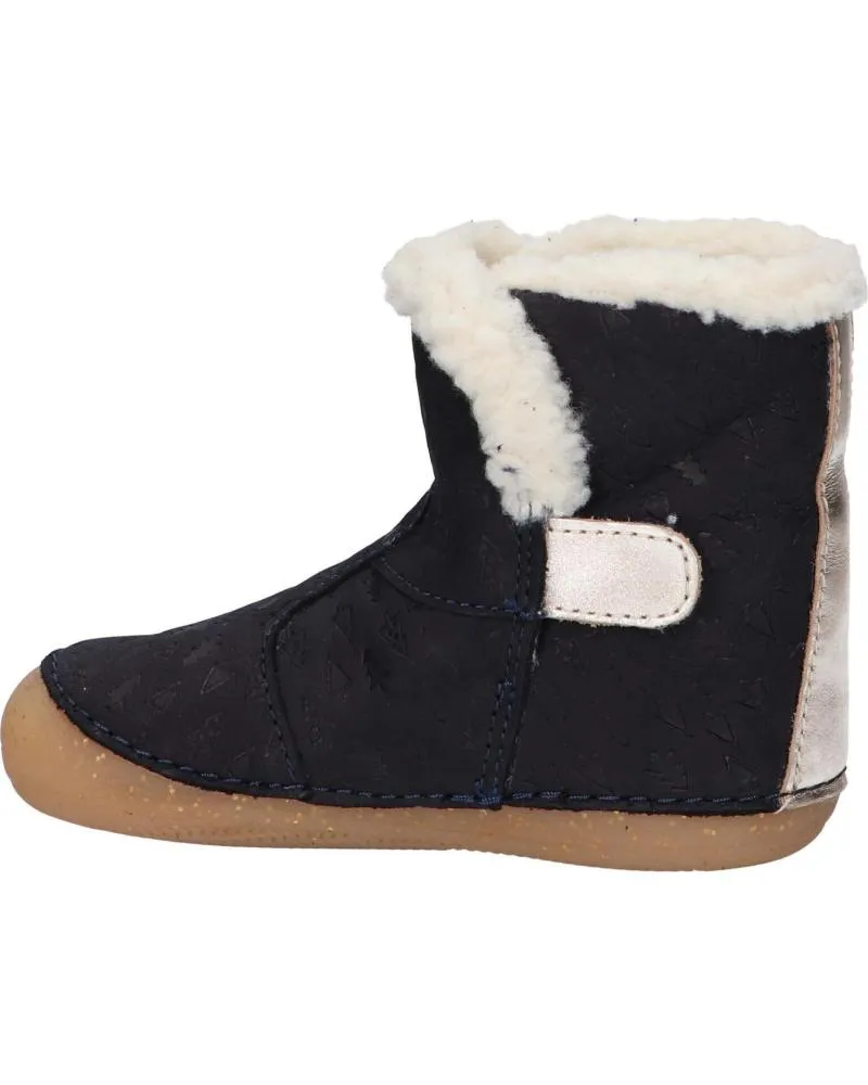 Botas de Niña KICKERS 909740-10 SO WINDY 102 MARINE OR FANTA