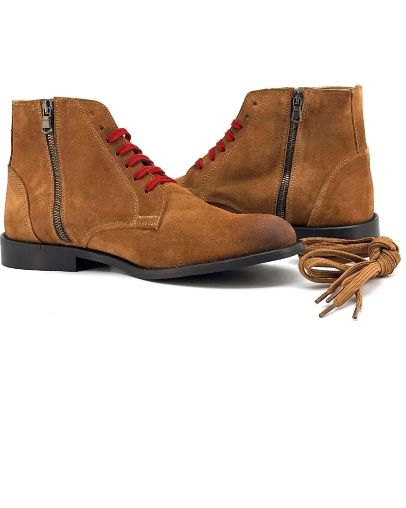 Botines DUCA DI MORRONE  de Hombre SAVERIO - SUEDE LIGHT  BROWN