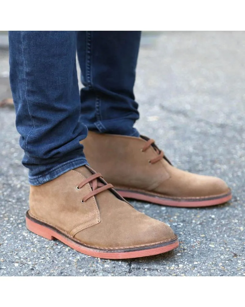 Botines DUCA DI MORRONE  de Hombre YARI - SUEDE LIGHT  BROWN