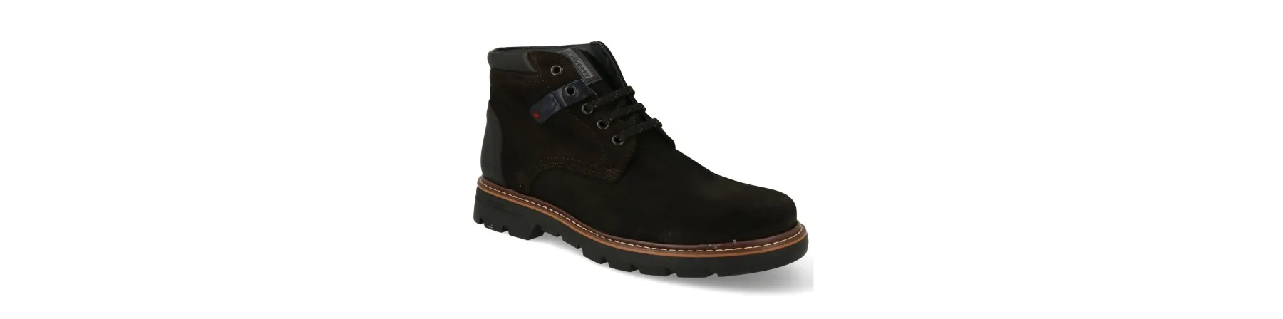 BOTINES HOMBRE NEGROS PIEL SERRAJE MOD. JEROME NE