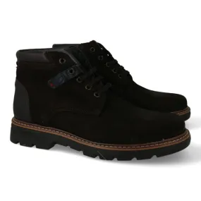 BOTINES HOMBRE NEGROS PIEL SERRAJE MOD. JEROME NE