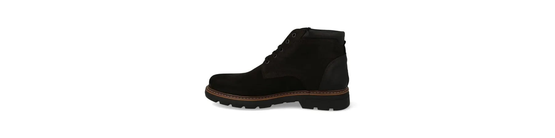 BOTINES HOMBRE NEGROS PIEL SERRAJE MOD. JEROME NE