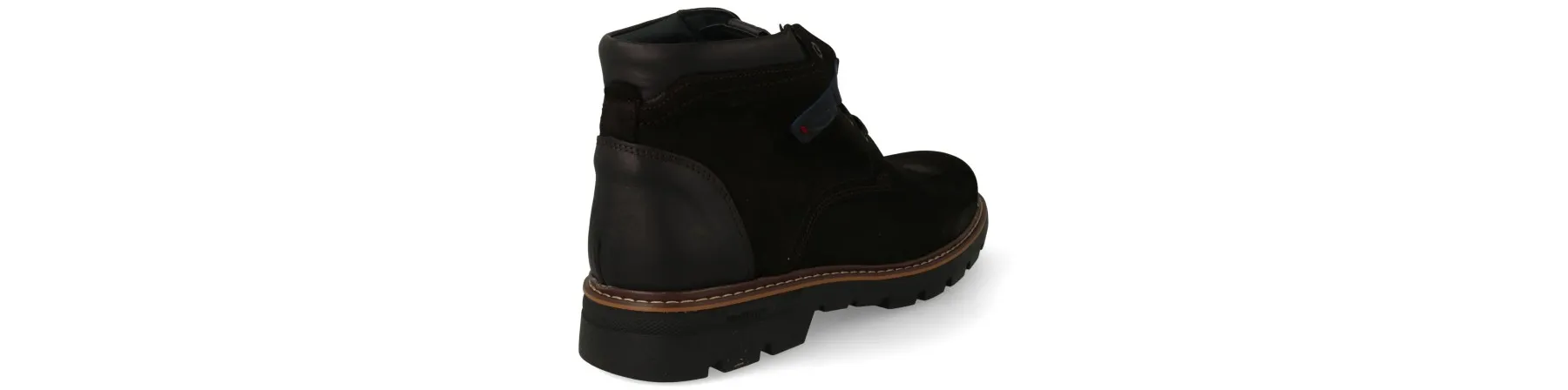 BOTINES HOMBRE NEGROS PIEL SERRAJE MOD. JEROME NE