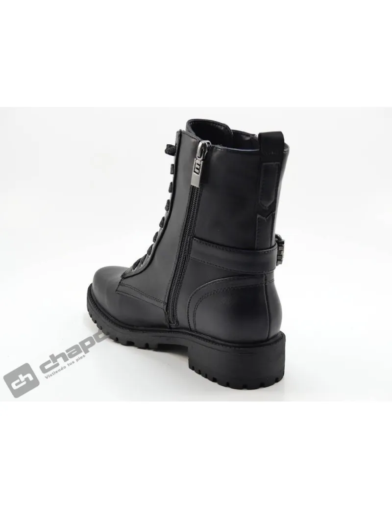 Botines Negro Mustang 50355