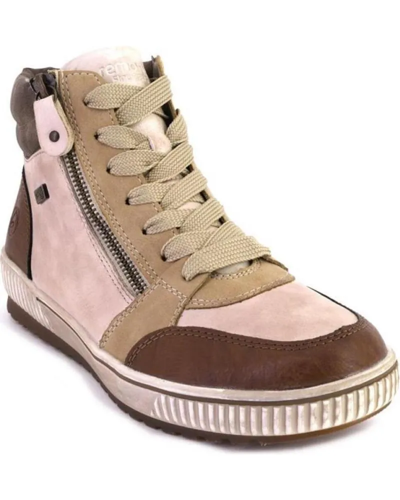 Botines REMONTE  de Mujer D0778 BOTINES DE MUJER PIEL  BEIGE