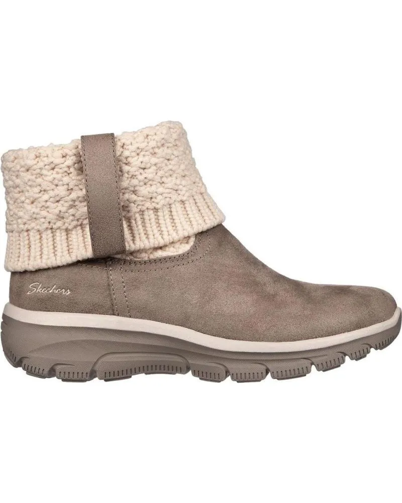 Botines SKECHERS  de Mujer 167401 BOTAS DE MUJER  TAUPE