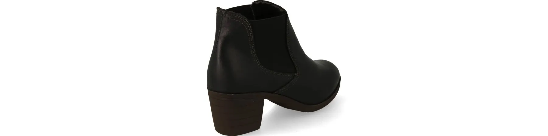 BOTINES TACON NEGRO MUJER PIEL MOD. MANON