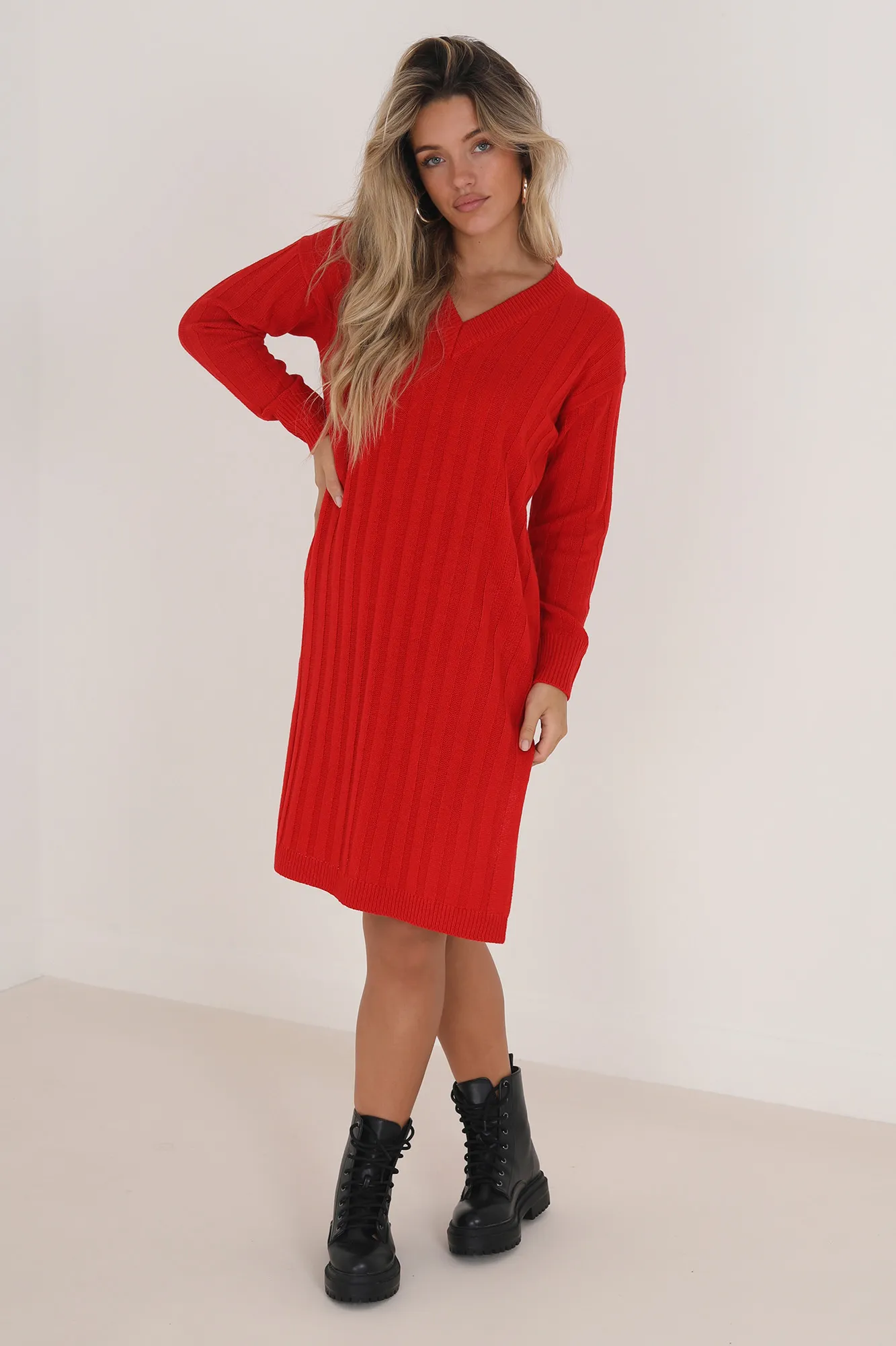 Brave Soul Vestido de punto oversize