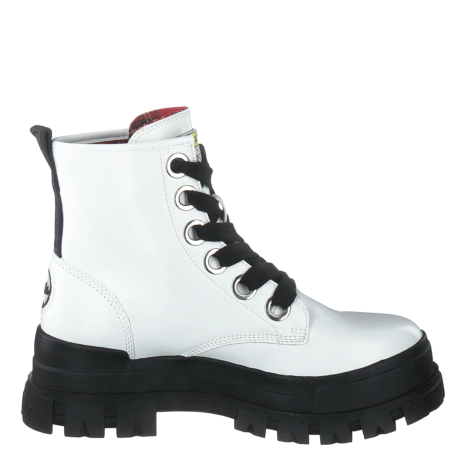 Buffalo zapatos Aspha Lace Up Hi White