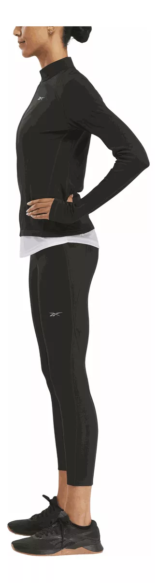 Calza Larga Deportiva Reebok Fire Tight Tiro Alto Mujer