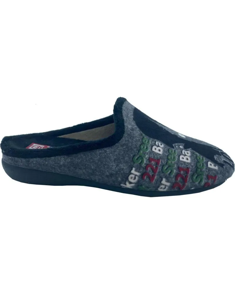 Calzado de casa de Hombre  ZAPATILLA CASA RELAX GRIS