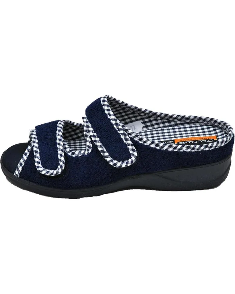 Calzado de casa de Mujer D`CUTILLAS DOCTOR CUTILLAS 21823 ZAPATILLA HOGAR SLIPPER DE MUJER PARA MARINO