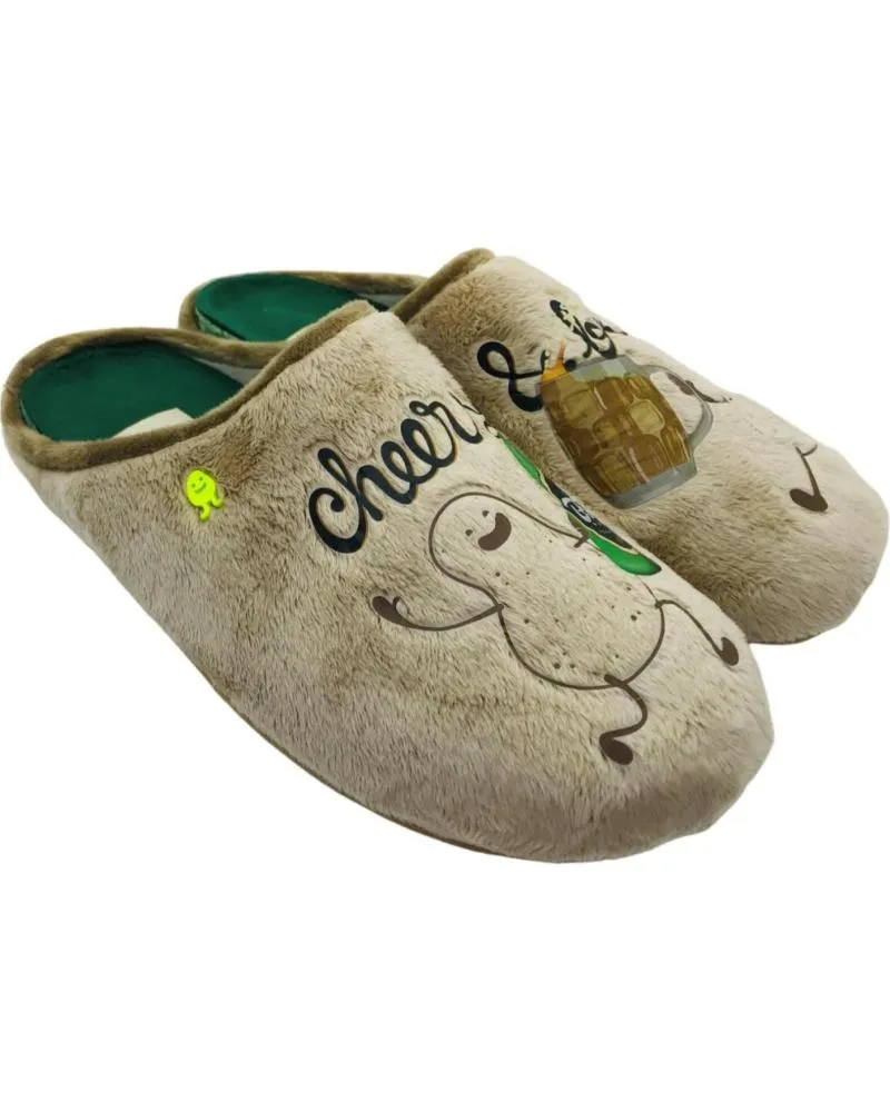 Calzado de casa GIOSEPPO  de Hombre ZAPATILLA CASA HOMBRE HOT POTATOES KORMEND 73465  BEIG