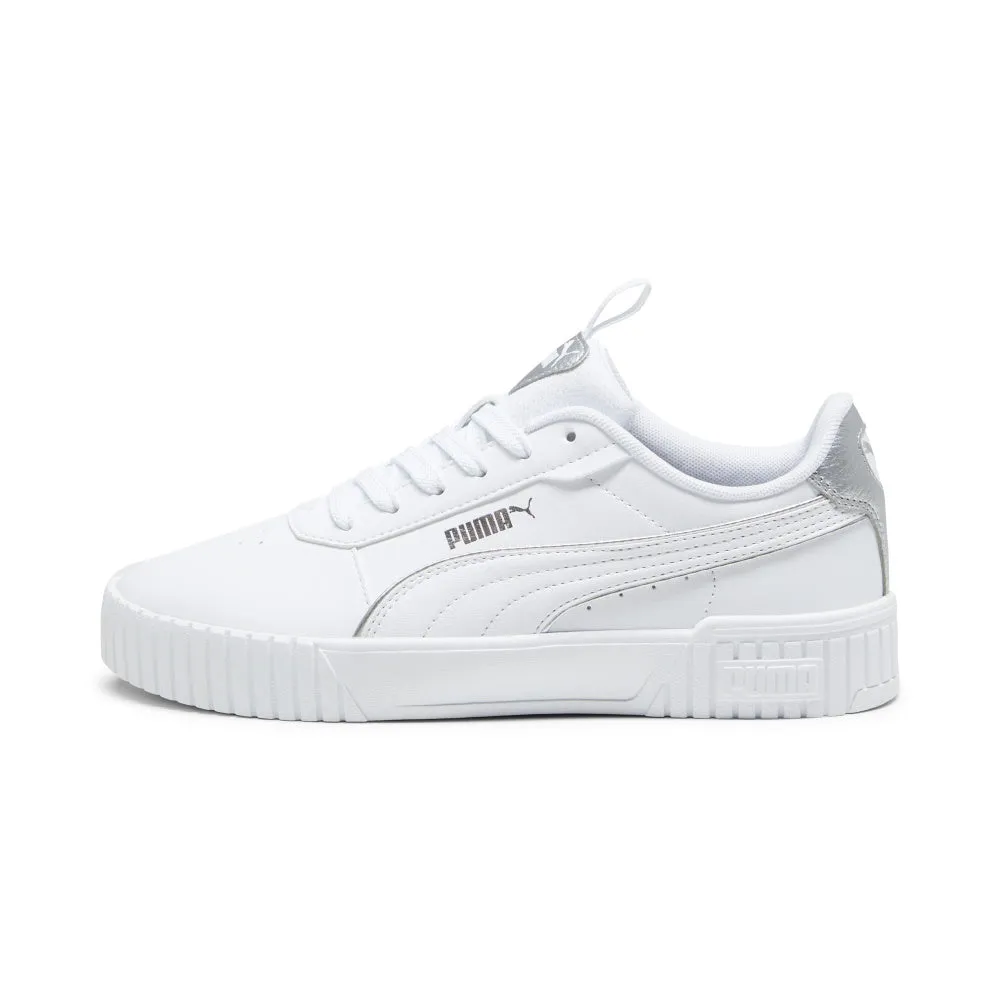 Calzado Puma para Mujer Carina 2.0 Pop Up Metallics Blanco-Plata