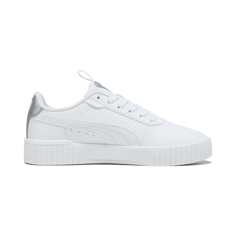 Calzado Puma para Mujer Carina 2.0 Pop Up Metallics Blanco-Plata