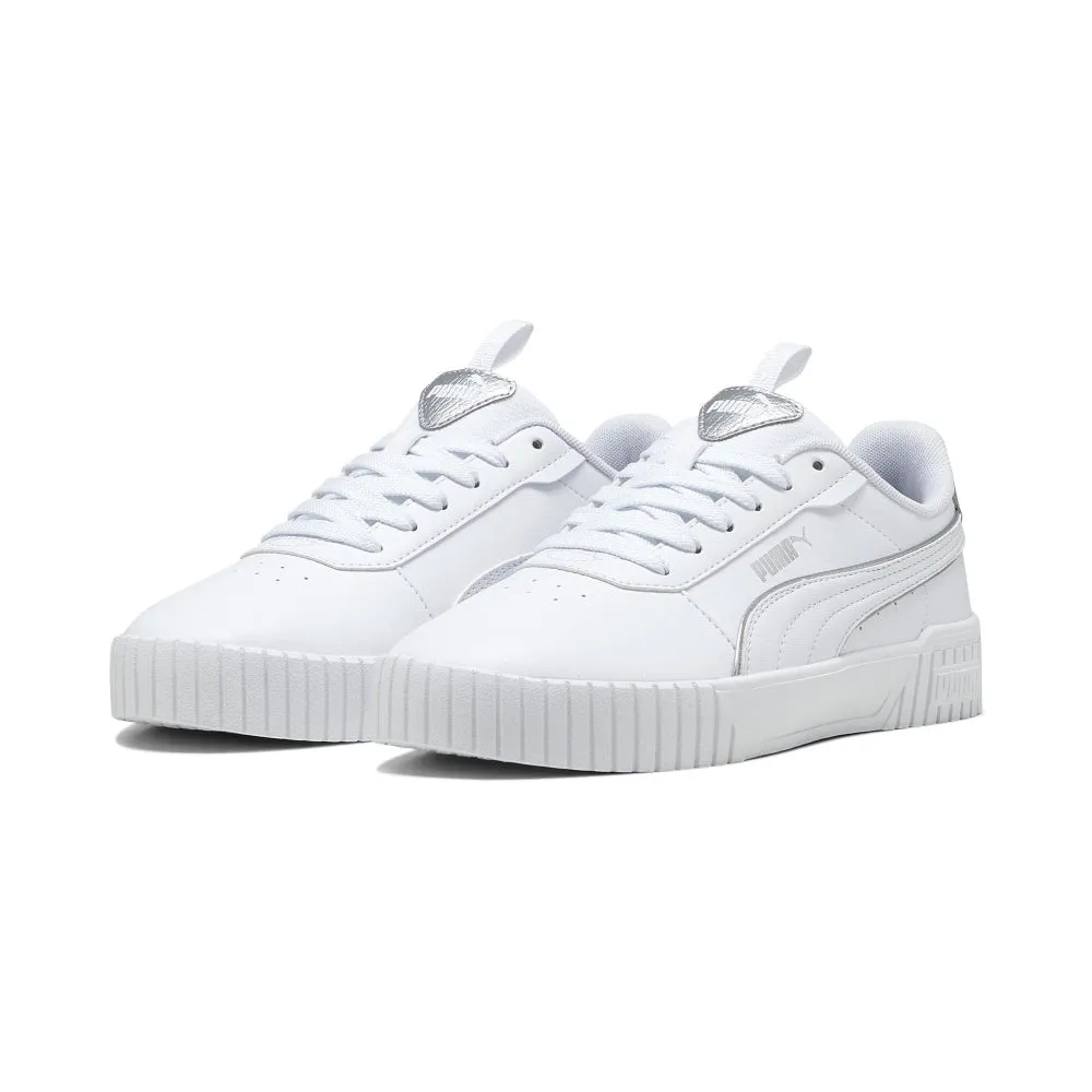 Calzado Puma para Mujer Carina 2.0 Pop Up Metallics Blanco-Plata