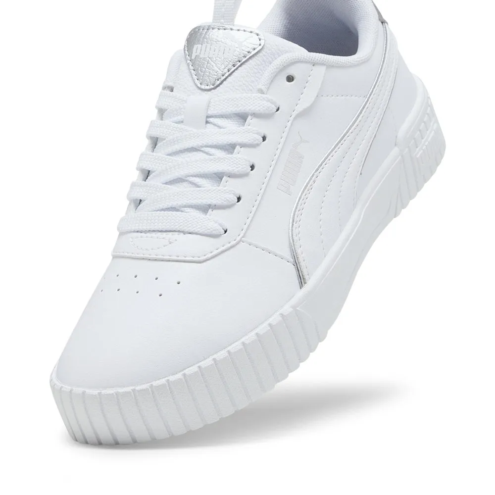 Calzado Puma para Mujer Carina 2.0 Pop Up Metallics Blanco-Plata