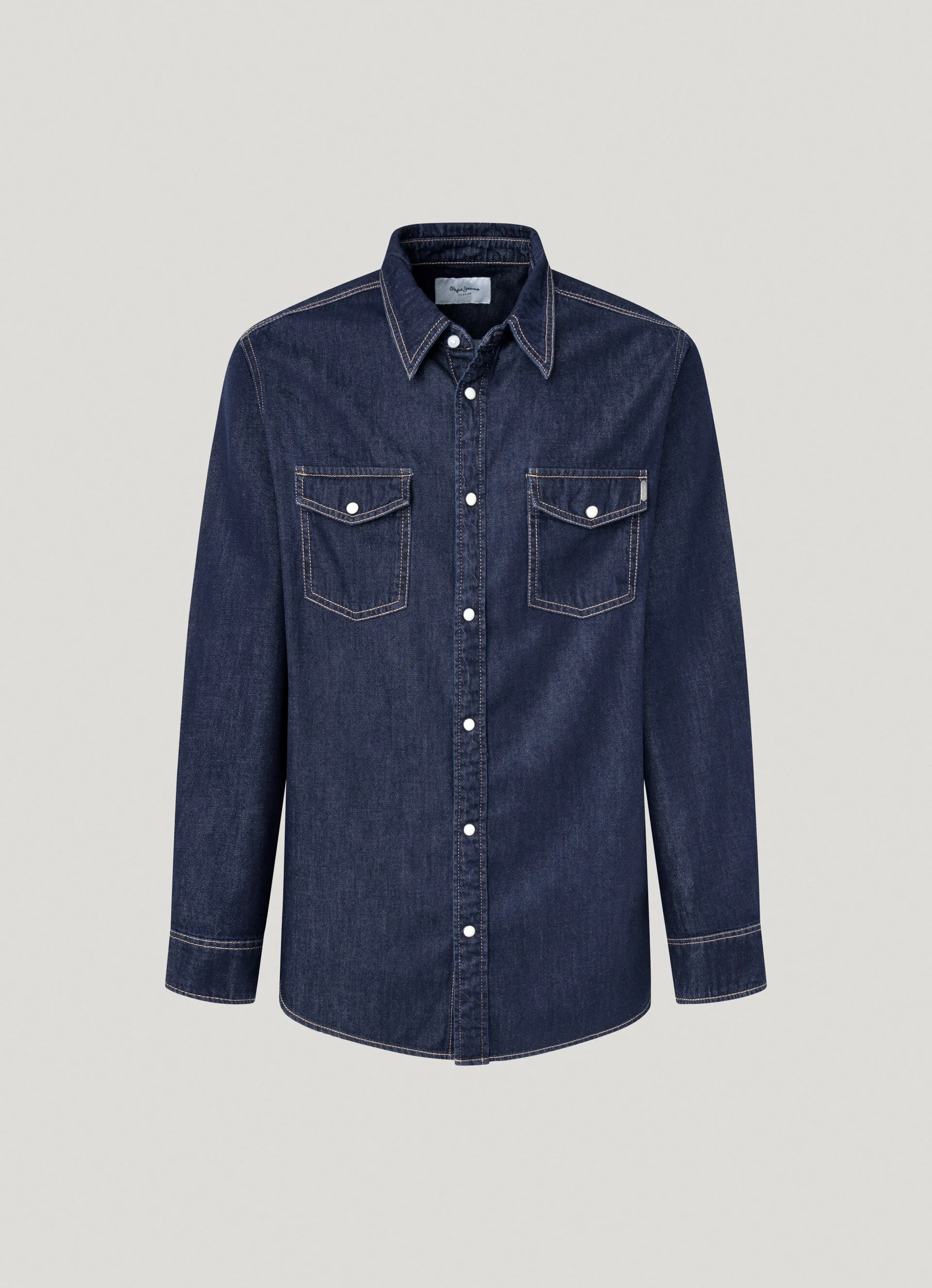 camisa denim fit regular