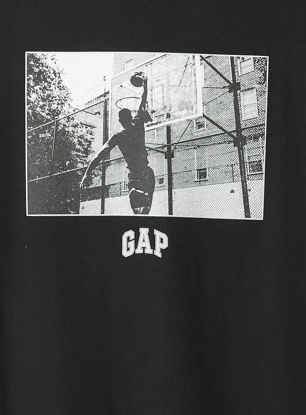 camisa GAP Aug Value - True Black/Basketball - boy´s