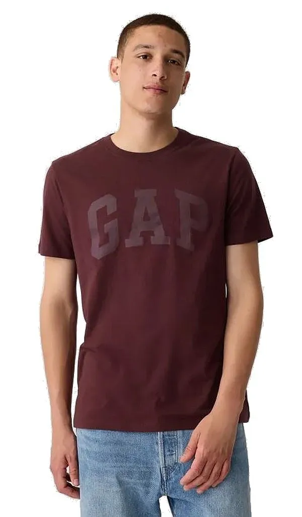 camisa GAP Logo GAP Basic - Noir Red 796 - men´s