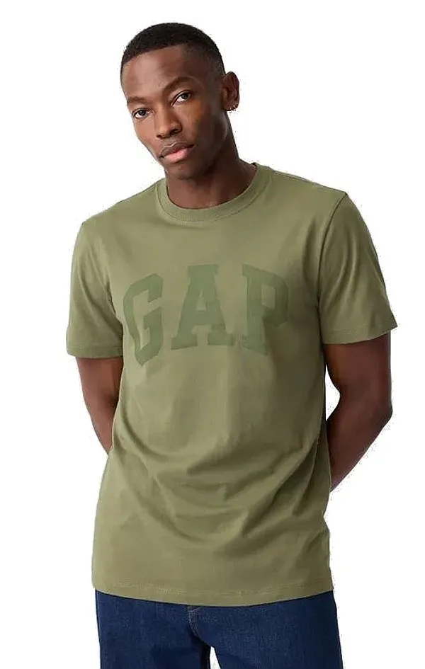 camisa GAP Logo GAP Basic - Walden Green - men´s