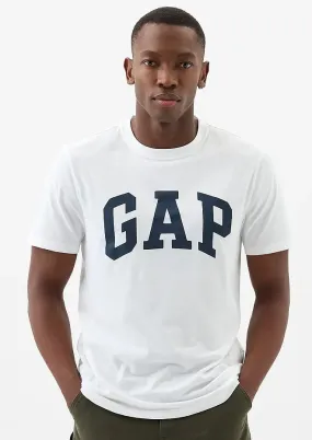 camisa GAP Logo GAP Basic - White V2 Global - men´s