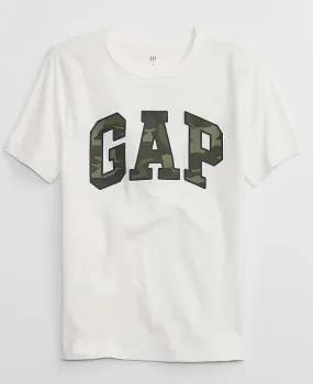 camisa GAP Logo GAP - New Off White - boy´s