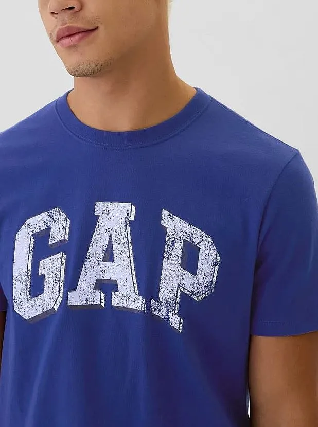 camisa GAP V-Everyday Soft Logo Novelty Arch - Bellwether Blue 193943 - men´s