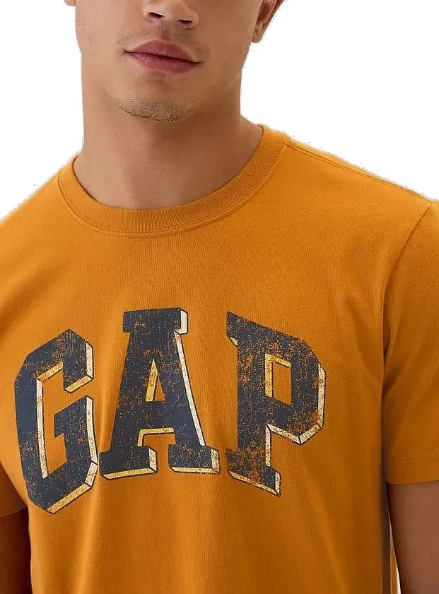 camisa GAP V-Everyday Soft Logo Novelty Arch - Tigers Eye 651 - men´s