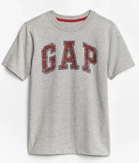 camisa GAP V-New Arch Screen - Light Heather Grey B08 - boy´s