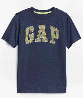 camisa GAP V-New Arch Screen - Navy Heather - boy´s