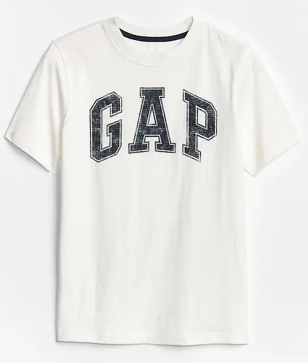 camisa GAP V-New Arch Screen - New Off White - boy´s