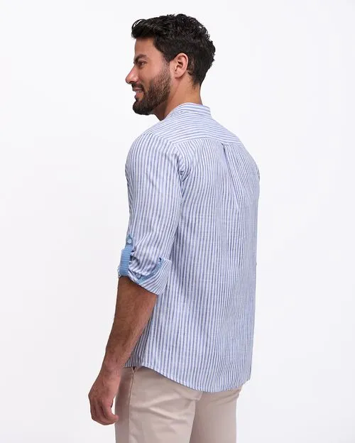 Camisa Hombre Antony Azul Marea