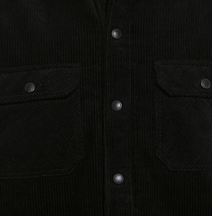 camisa Horsefeathers Dough Insulated LS - Black Corduroy - men´s